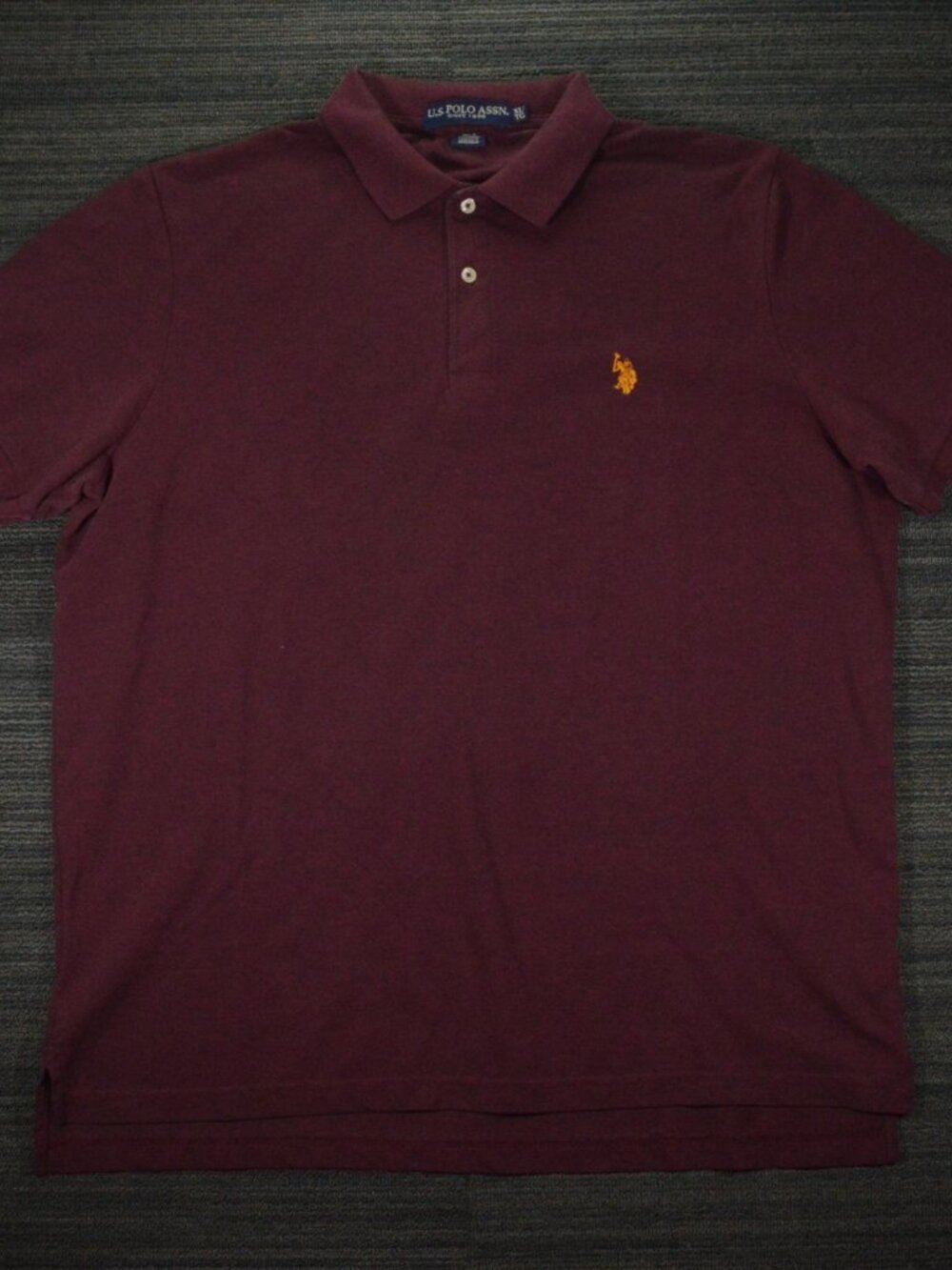 U.S. Polo Assn. Men’s XL Burgundy Polo Shirt